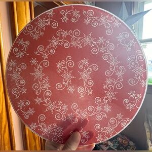 🎄3/$20‼️Christmas Glass Cutting-board Plate🌲